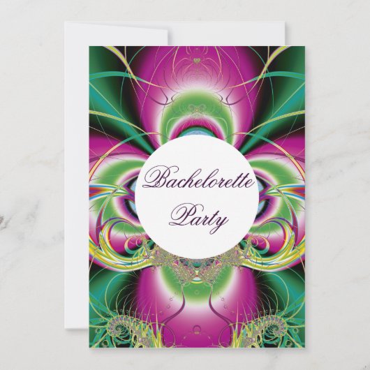 Invitations du Bachelorette Party (Devant)
