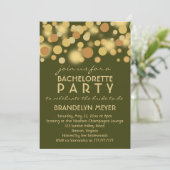 Invitations du Bachelorette Party Bubbles au Champ (Debout devant)