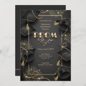Invitations du bal de fin d'année (Devant / Derrière)