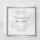 Invitations du bal de fin d'année Prom de danse (Dos)