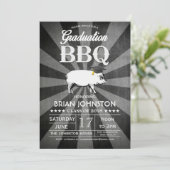 Invitations du barbecue de fin d'études (tableau d (Debout devant)