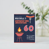 Invitations du barbecue de Russell pour le 60e ann (Debout devant)