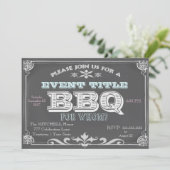 Invitations du barbecue du tableau de bord (Debout devant)