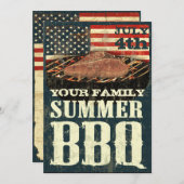 Invitations du barbecue patriotique (Devant / Derrière)
