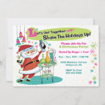 Invitations du Bartender Père Noël Retro Christmas<br><div class="desc">Bartender Père Noël Retro Christmas Party Les invitations se répandront à l'arrivée de cet invitation dans le courrier! Customisez pour votre événement. Faisons un "Retro Cocktail Party" ! Pour en savoir plus sur les produits de Noël Retro, rendez-vous à notre boutique : RetroChristmasCardCompany.com. Copyright protégé, tous droits réservés : Toutes...</div>