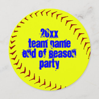 Invitations du base-ball de Fastpitch