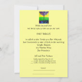 Invitations du bat mitzvah Barre de vie (Dos)