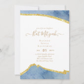 Invitations du BAT MITZVAH de Parties scintillant (Devant)