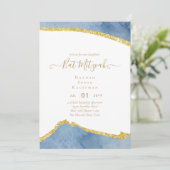 Invitations du BAT MITZVAH de Parties scintillant (Debout devant)