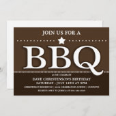 Invitations du BBQ Summer Party (Devant / Derrière)