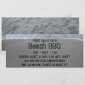 Invitations du Beach BBQ Party (Devant / Derrière)