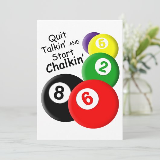 Invitations du Billard (Debout devant)