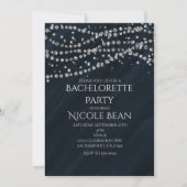 Invitations du Blue & Diamond Glamor Sparkle Party (Devant)