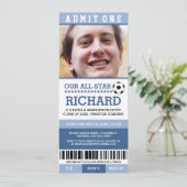 Invitations du Blue Soccer Graduation Party (Debout devant)