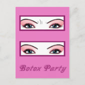 Invitations du Botox Party (Devant)