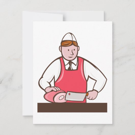 Invitations du boucher (Devant)