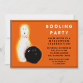 Invitations du Bowling Halloween (Devant)