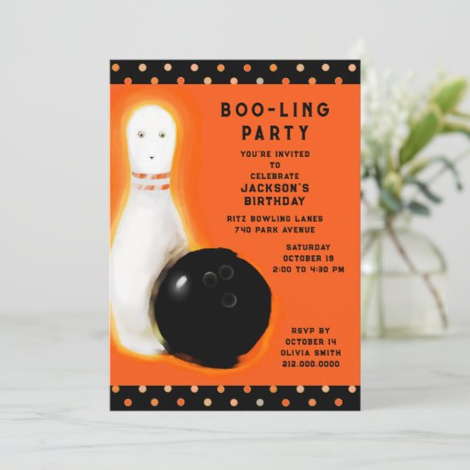 Invitations du Bowling Party (Debout devant)