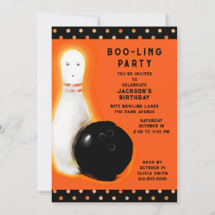 Invitations du Bowling Party