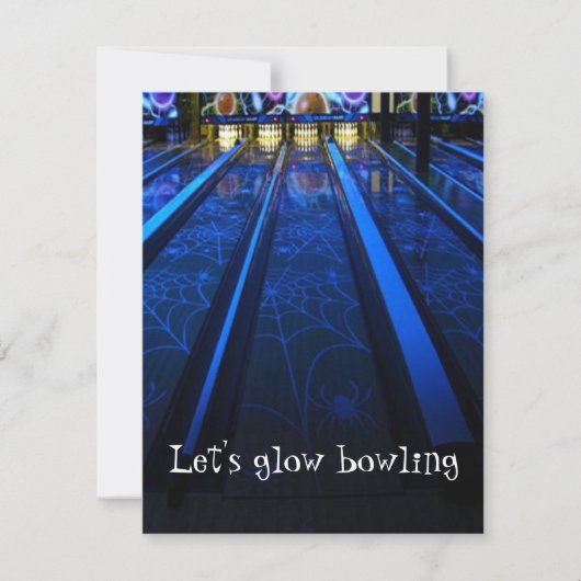 Invitations du Bowling Party (Devant)