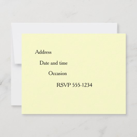 Invitations du Bowling Party (Dos)