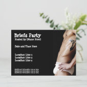 Invitations du Briefs Party (Debout devant)