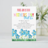 invitations du brunch de la journée des mères d'aq (Debout devant)