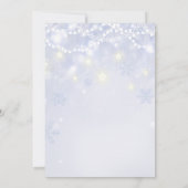 Invitations du bureau des fêtes d'hiver (Dos)