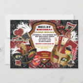 Invitations du Casino Masquerade Party (Devant)