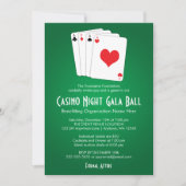 Invitations du Casino Night Gala (Devant)