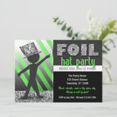 Invitations du Casquette Foil (Debout devant)