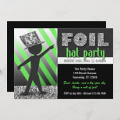 Invitations du Casquette Foil (Devant / Derrière)