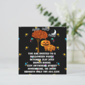Invitations du chef citrouille de la fête d'Hallow (Debout devant)