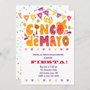 Invitations du Cinco de Mayo