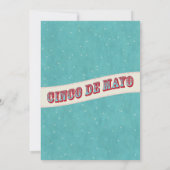 Invitations du Cinco de Mayo à la Fête mexicaine (Dos)
