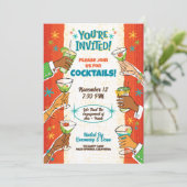 Invitations Du Cocktail Du Milieu Du Siècle (Debout devant)