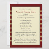 Invitations du cocktail XXL (Dos)