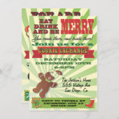 Invitations du Cookie Exchange Party (Devant / Derrière)