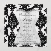 Invitations du créateur de la Bachelorette CUTE (Devant / Derrière)