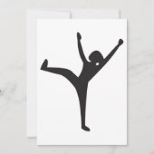 Invitations du danseur Silhouette (Devant)