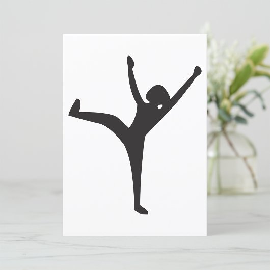Invitations du danseur Silhouette