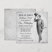 Invitations du Dapper Gentlemen's Party (Devant / Derrière)