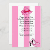 Invitations du déjeuner des dames faites sur (Devant / Derrière)
