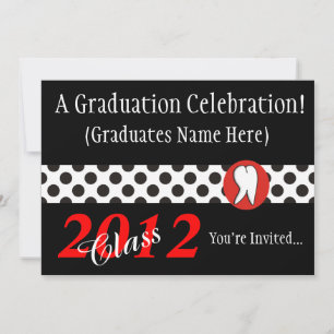 Invitations du Dental Hygienist Graduation Party 2
