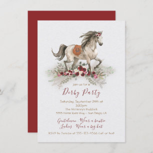 Invitations du Derby Party