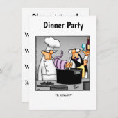 Invitations du dîner (Devant / Derrière)