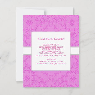 Invitations du dîner de répétition