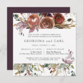 Invitations du dîner de répétition | Butterum & Pl (Devant / Derrière)