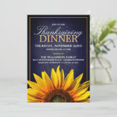 Invitations Du Dîner De Thanksgiving (Debout devant)