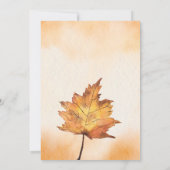 Invitations du dîner Thanksgiving modèle éditable (Dos)